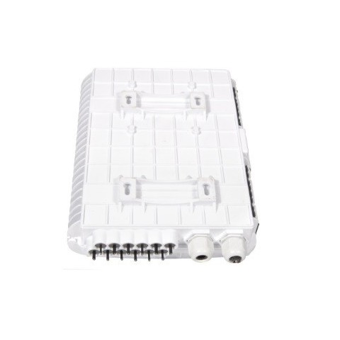 Caja F.O. de Exterior IP-65 CON LLAVE PARA 12 adaptadores SC Simplex / LC Duplex