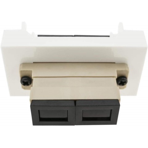 Modulo de 45x22 5 para 1 SC Duplex / 4LC  Blanco