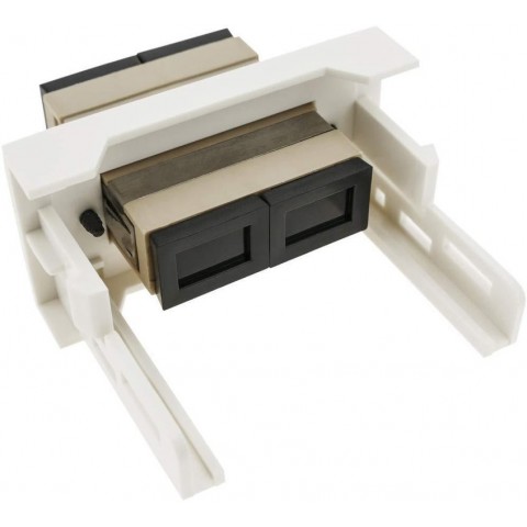 Modulo de 45x22 5 para 1 SC Duplex / 4LC  Blanco