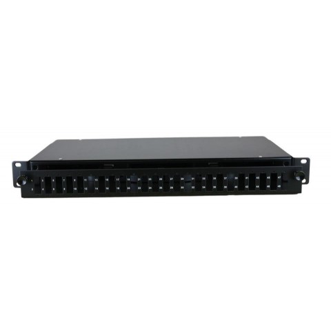 Bandeja 19" Extraíble de F.O. para 24 SC-DUPLEX (Incl. 2 Casetes)