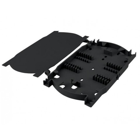 Casete de fusión para 24 F O  con Peines  Negro