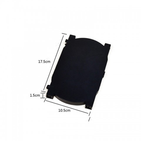 Casete de fusión para 24 F O  con Peines  Negro