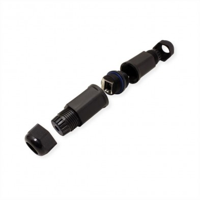 Adaptador RJ-45 IP-68 EXTERIOR H-H CAT6 FTP