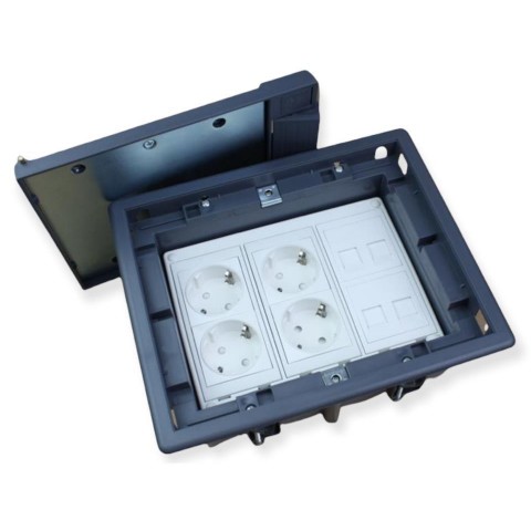 KIT Caja de empotrar en F  suelo CON 2 unid  shuck