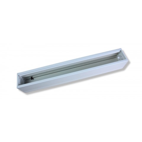 Perfil Sencillo PLUS BLANCO para 8 mecanismos de 45x45