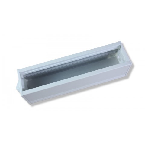 Perfil Sencillo PLUS BLANCO para 4 mecanismos de 45x45