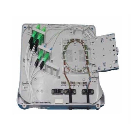 Caja F.O. de Exterior IP-65 CON LLAVE PARA 48 adaptadores SC Simplex