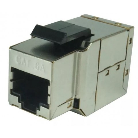 Adaptador RJ-45 H-H CAT6A FTP para panel