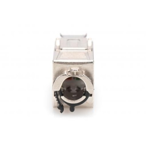 Conector RJ-45 Hembra CAT 8 FTP tipo 3M 180º Keystone (Grimpado sin Herramienta) tipo Tool-less
