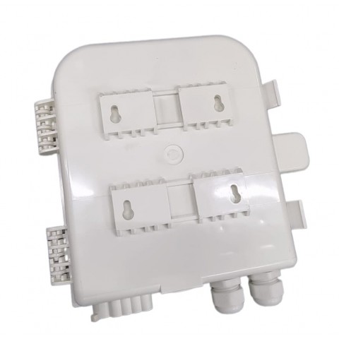 Caja F.O. de Exterior IP-65 PARA 8 adaptadores SC Simplex / LC Duplex