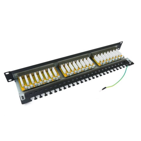 Patch Panel 1U x 24 puertos CAT6 FTP