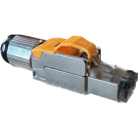 Conector RJ-45 MACHO CAT8 FTP Montaje SIN herramienta