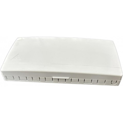 Caja F.O. de superficie PARA 8 adaptadores SC Simplex / LC Duplex