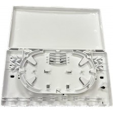 Caja F.O. de superficie PARA 8 adaptadores SC Simplex / LC Duplex