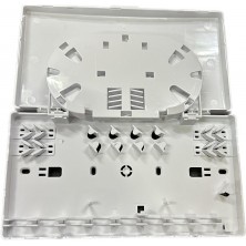 Caja F.O. de superficie PARA 8 adaptadores SC Simplex / LC Duplex