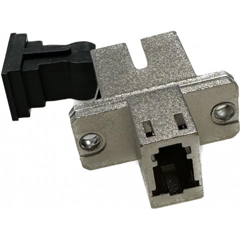 Adaptador SC - LC Simplex SM/MM Hembra-Hembra Metálico