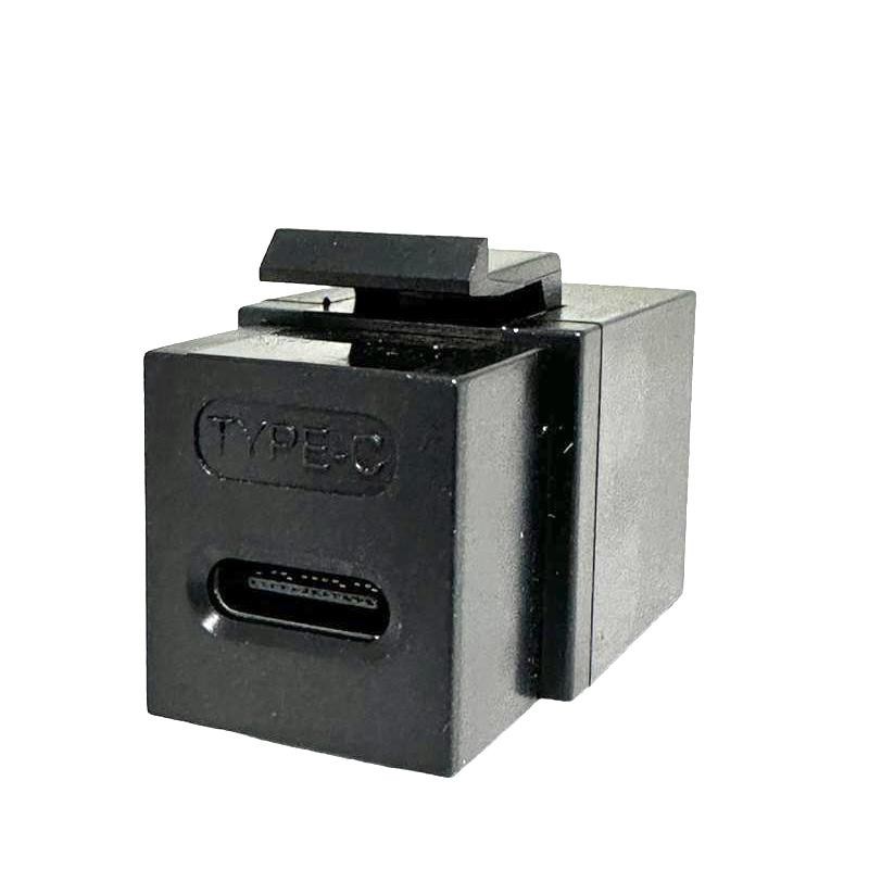 Adaptador Keystone H-H 3 0 de USB-C a USB-C NEGRO