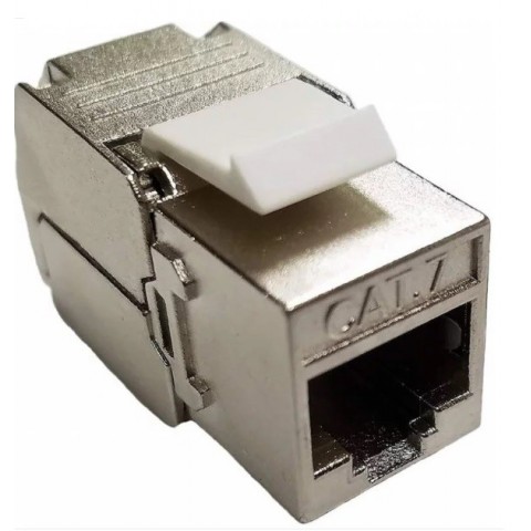 Conector HEMBRA CAT7 FTP  tipo 3M 180º Keystone (Grimpado sin Herramienta) tipo Tool-less