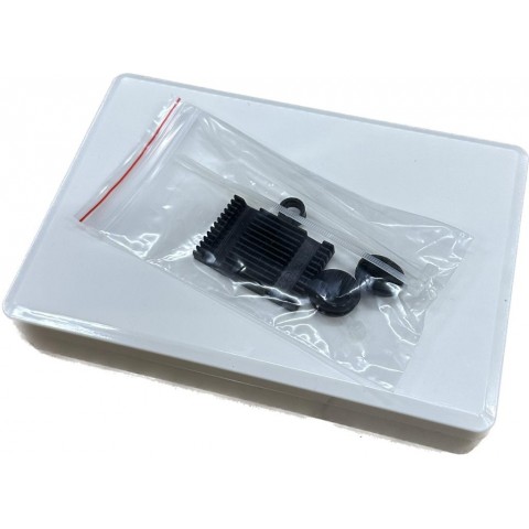 Caja empalme de F.O. para 12 fusiones y derivación FTTH. Tamaño 160x110x30 mm