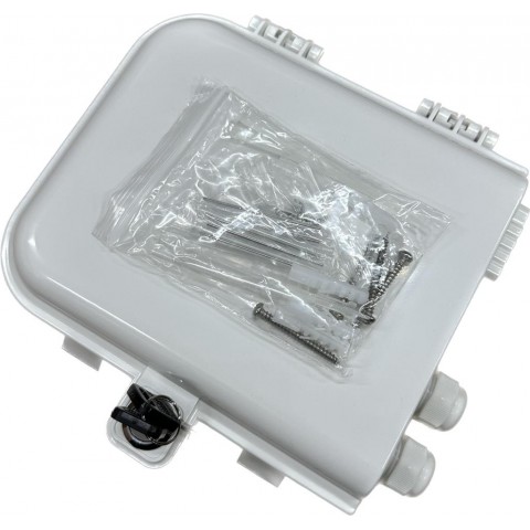 Caja F.O. de Exterior IP-65 PARA 8 adaptadores SC Simplex / LC Duplex