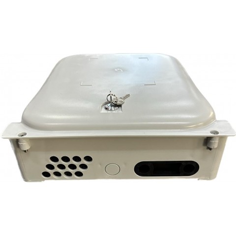 Caja F.O. de Exterior IP-65 CON LLAVE PARA 48 adaptadores SC Simplex
