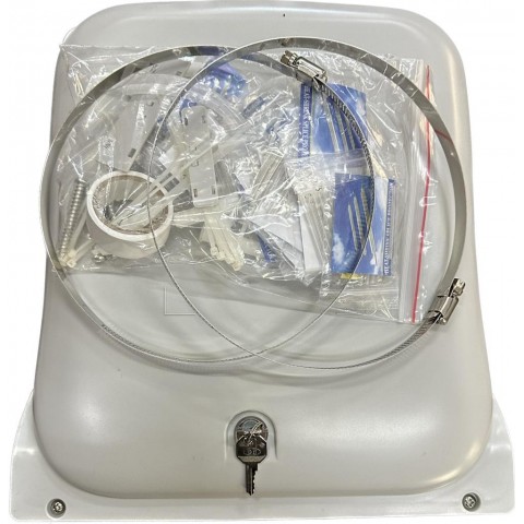 Caja F.O. de Exterior IP-65 CON LLAVE PARA 48 adaptadores SC Simplex