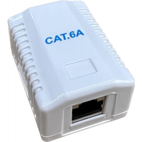 Roseta de Superficie sal  Lateral CON 1 RJ-45 CAT6