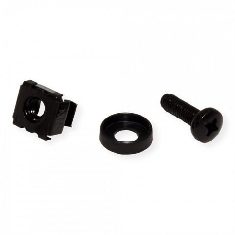 Tornilleria de Rack 16mm. Métrica M5. Bolsa de 100 unidades.