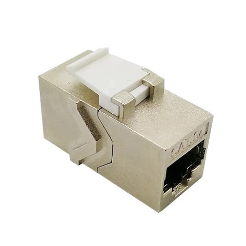 Adaptador RJ-45 H-H CAT6A FTP estrecho para panel