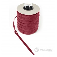Carrete de bridas de Velcro de ancho 20 mm Rojo one-wrap strap