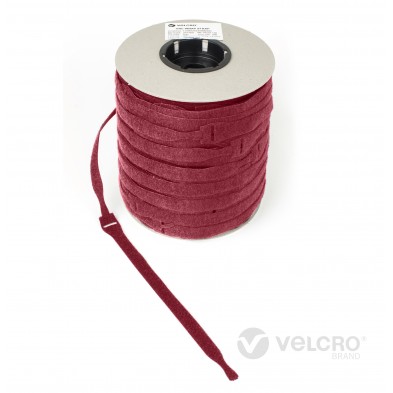 Carrete de bridas de Velcro de ancho 20 mm Rojo one-wrap strap