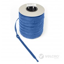 Carrete de bridas de Velcro de ancho 20 mm Azul one-wrap strap