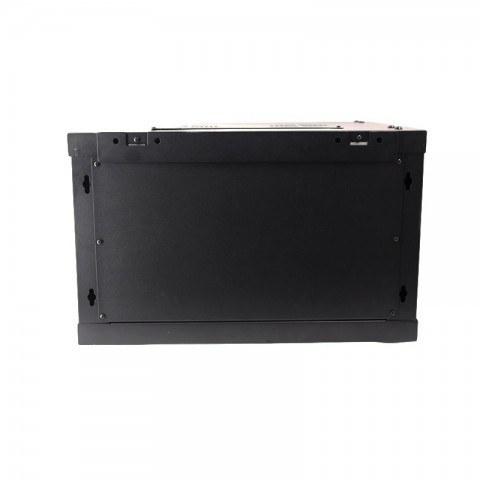 RACK Mural de 19" x 9U x 450. Laterales desmontables. Color Negro