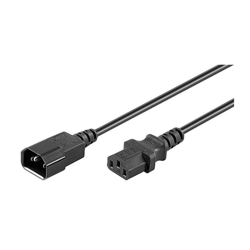 Cable alimentación IEC C13 - IEC C14 - Cables multimedia - CTI