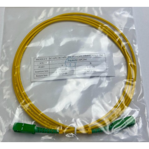 Latiguillo Monomodo 9/125 Simplex G657A2 SC/APC SC/APC