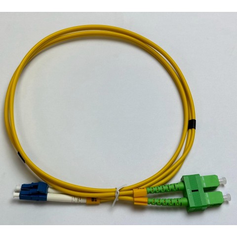 Latiguillo Monomodo 9/125 Duplex APC/UPC