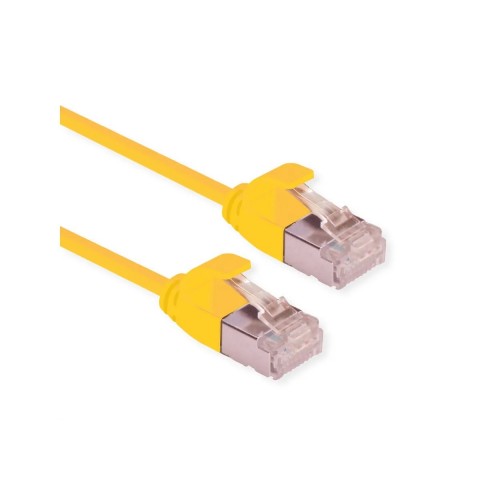 Latiguillo U/FTP CAT6A SLIM LSZH Amarillo