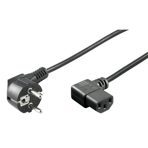 Cable alimentación Shucko macho 90º / C13 Acodado