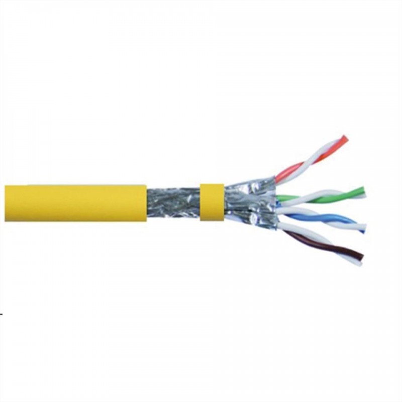 Cable CAT8 S/FTP LSZH (CLASS I) RIGIDO. Caja de 50 metros