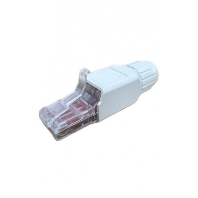 Conector RJ-45 MACHO CAT.6 UTP INDUSTRIAL Montaje SIN herramienta