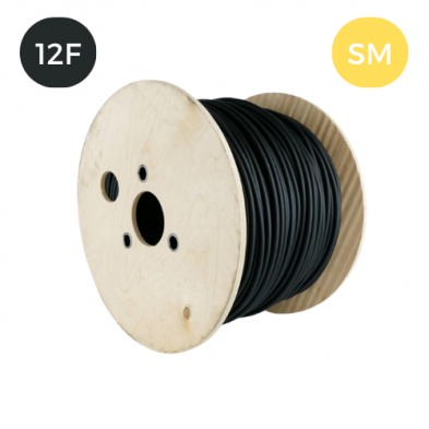 Cable F.O. SM 12 Fibras Interior/Exterior Armadura Dielectrica LSZH