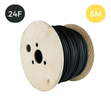 Cable F.O. SM de 24 Fibras (12F/T) EXTERIOR LSZH Dca E Armadura Metálica Multitubo