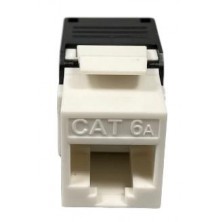 Conector RJ-45 Hembra CAT 6A UTP tipo 3M NEGRO 180