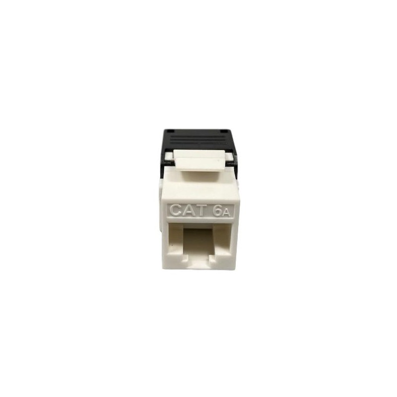 Conector RJ-45 Hembra CAT 6A UTP tipo 3M NEGRO 180 Conector RJ-45 Hembra CAT 6A UTP tipo 3M NEGRO 180