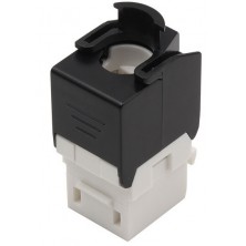 Conector RJ-45 Hembra CAT 6A UTP tipo 3M NEGRO 180