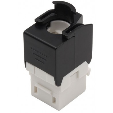 Conector RJ-45 Hembra CAT 6A UTP tipo 3M NEGRO 180