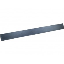 Panel Plastico 19" x 1U Ciego Negro Modelo B. Montaje CLIP sin tornillería