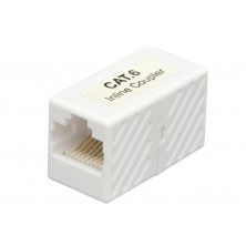 Adaptador RJ-45 H-H CAT6 UTP tipo Barrilete