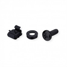 Tornillería de Rack 20mm. Métrica M5 NEGRO Bolsa de 100 unidades. Precio por bolsa.