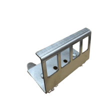 Adaptador de Carril DIN metálico para 4 RJ45 Keystone